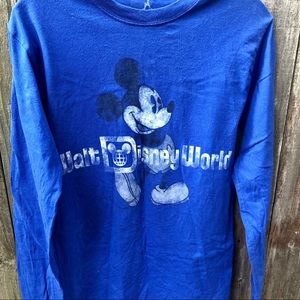 Authentic Disney World long sleeve tee with Mickey